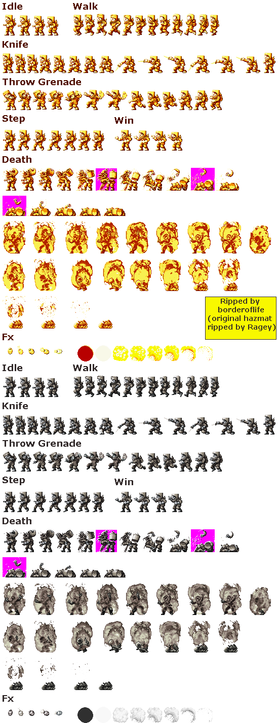 Metal Slug Attack - Golden & Silver Hazmat Soldier