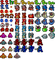 Wonder Boy in Monster Land - Enemies