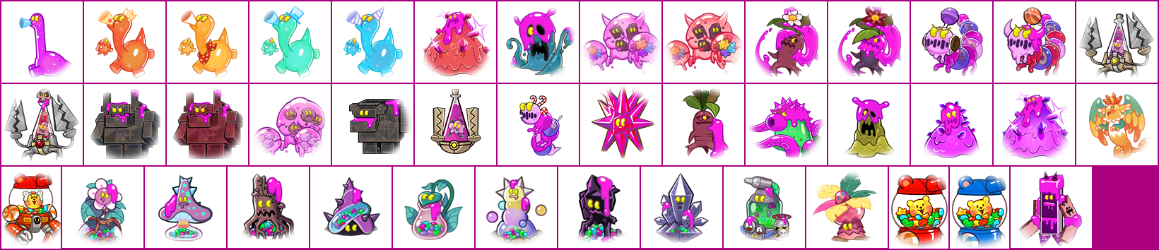 Cookie Wars - Boss HP Icons