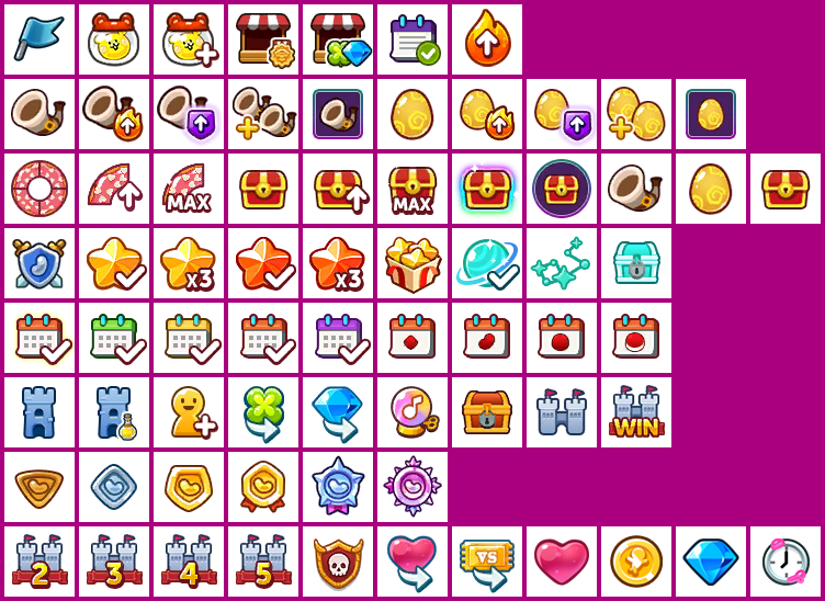 Cookie Wars - Quest Icons