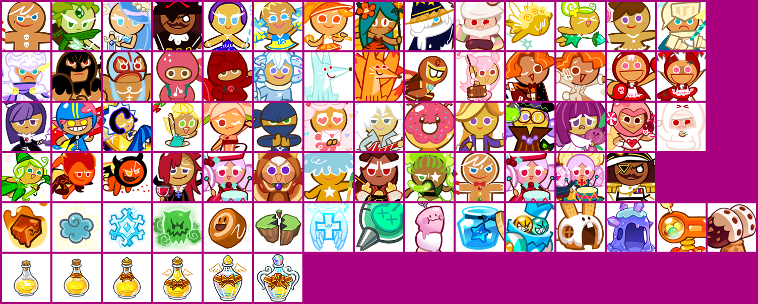 Cookie Wars - Unit Icons (Small)