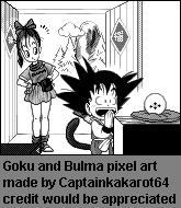 Goku & Bulma (Pixel Art)