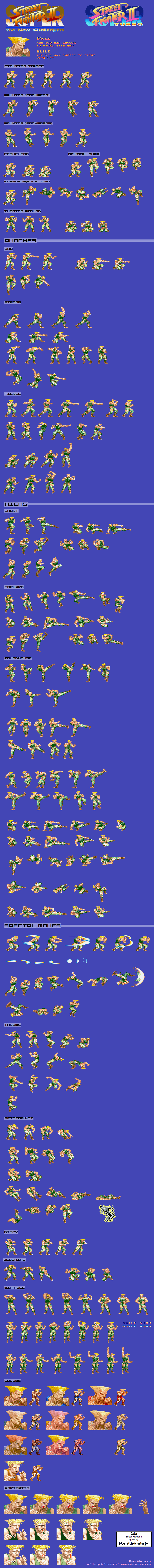 Street Fighter 2 / Super Street Fighter 2 - Guile