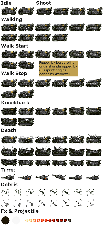 Metal Slug Attack - Girida-O MKII