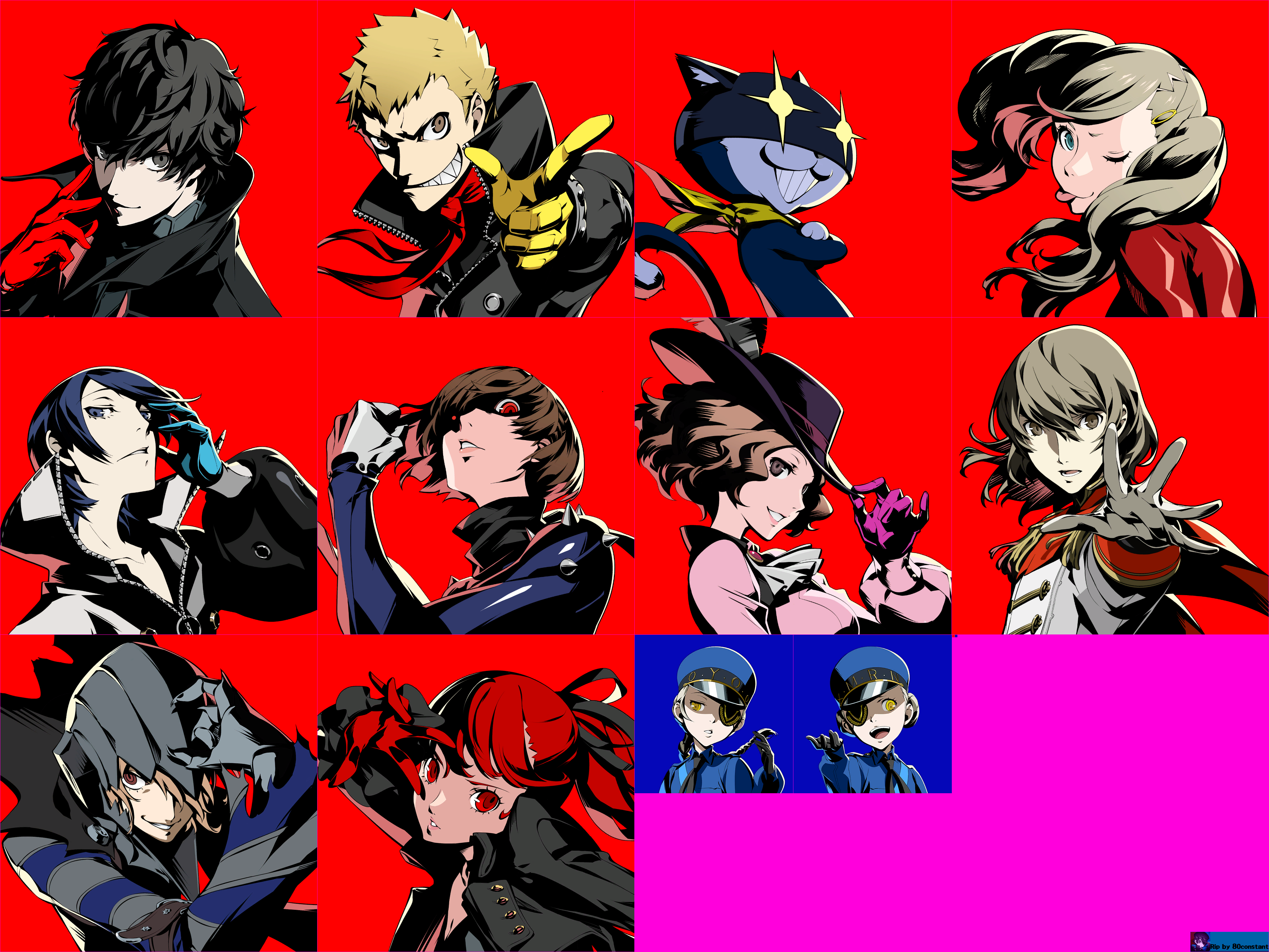 Persona 5 Royal - All-Out-Attack Portraits.