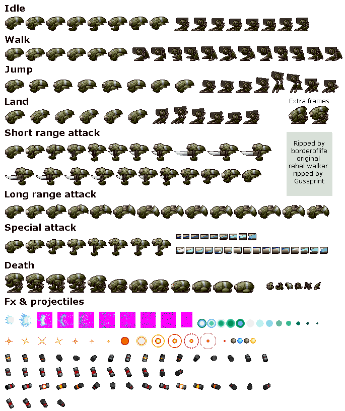 Metal Slug Attack - Rebel Walker MKII