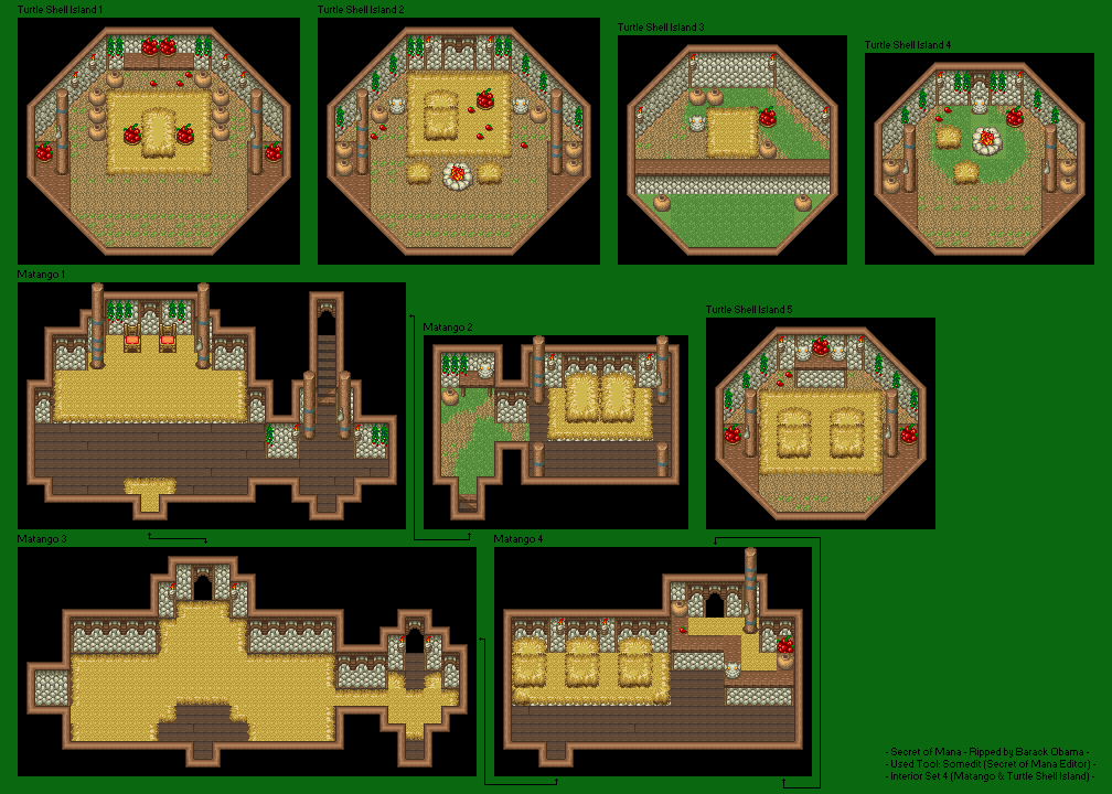 Secret of Mana - Matango & Turtle Shell Island (Interior)