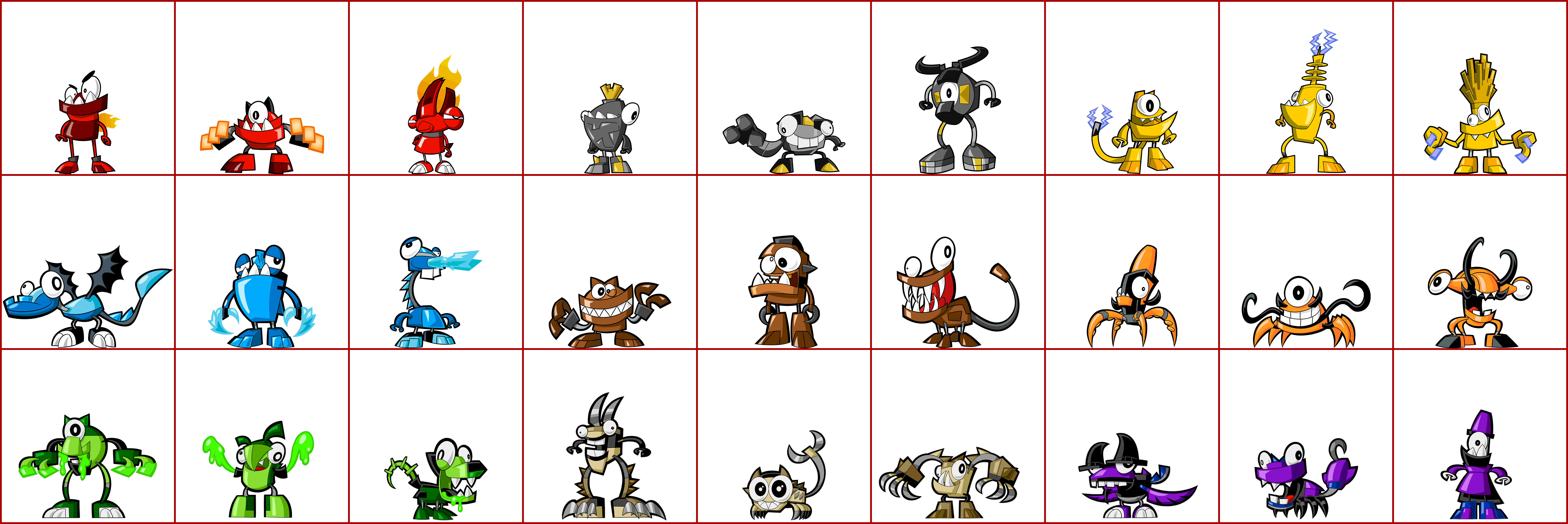 Calling All Mixels - Mixel Icons