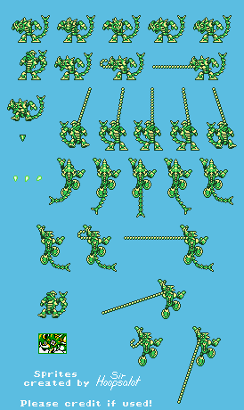 Mega Man X Customs - Sting Chameleon (Mega Man Xtreme-Style)