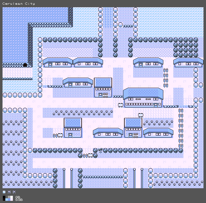 Pokémon Green (JPN) - Cerulean City