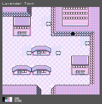 Pokémon Green (JPN) - Lavender Town