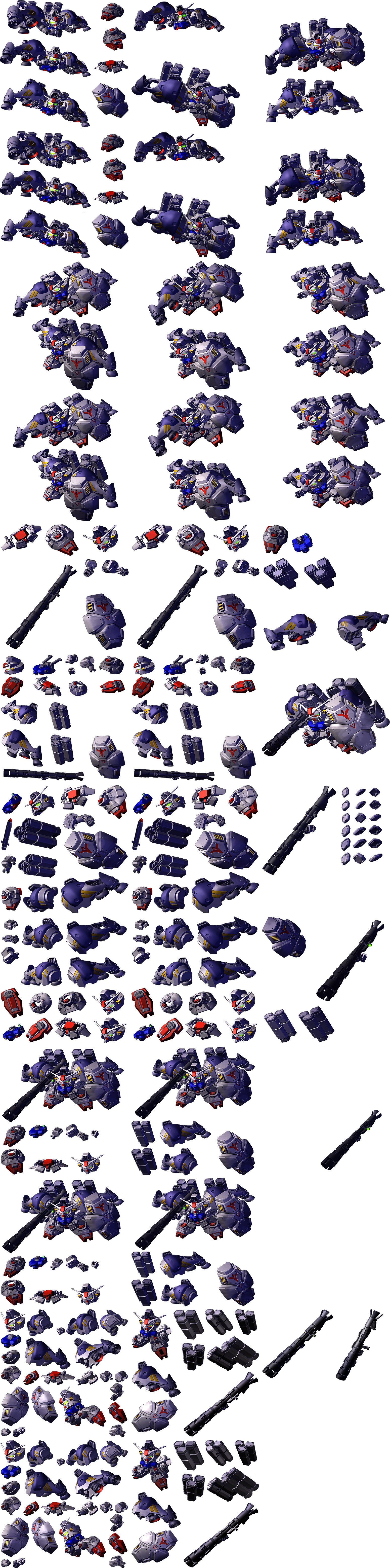 SD Gundam G Generation Wars - Gundam GP02 MLRS