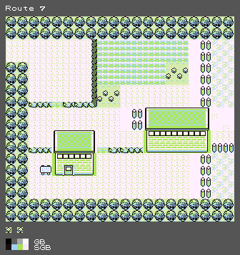 Pokémon Green (JPN) - Route 07