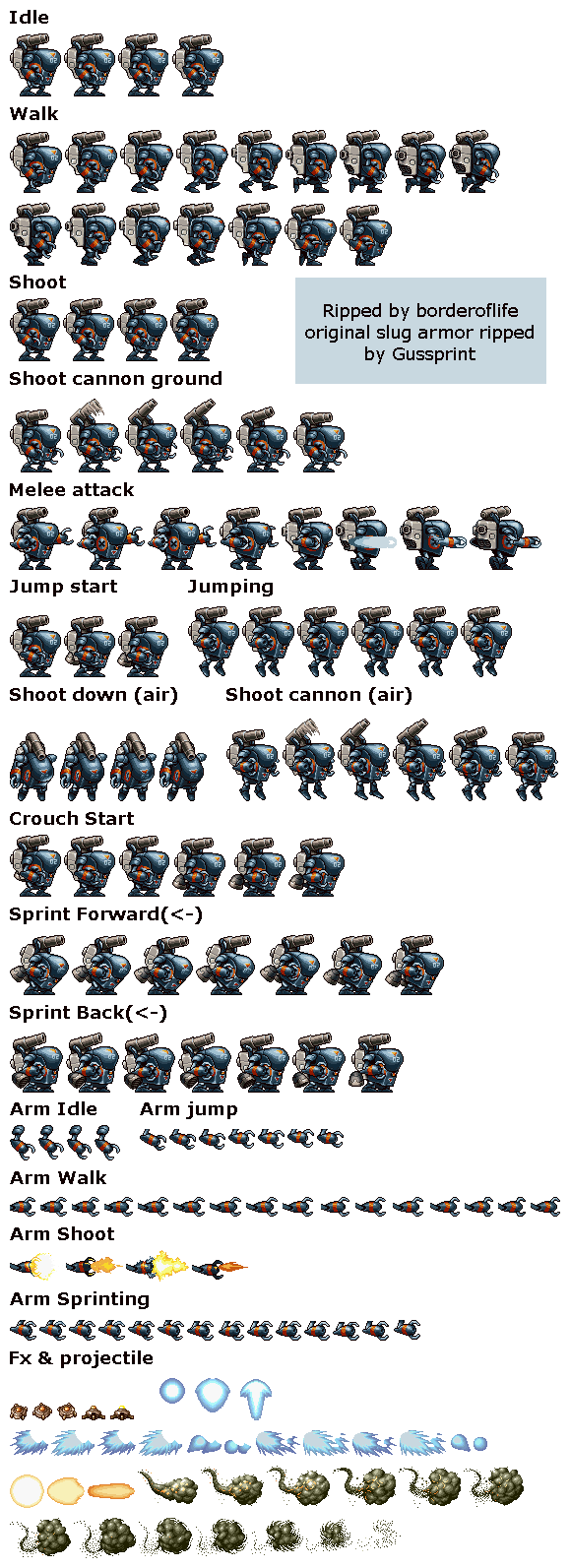 Mobile - Metal Slug Attack - Slug Armor Type-B - The Spriters Resource