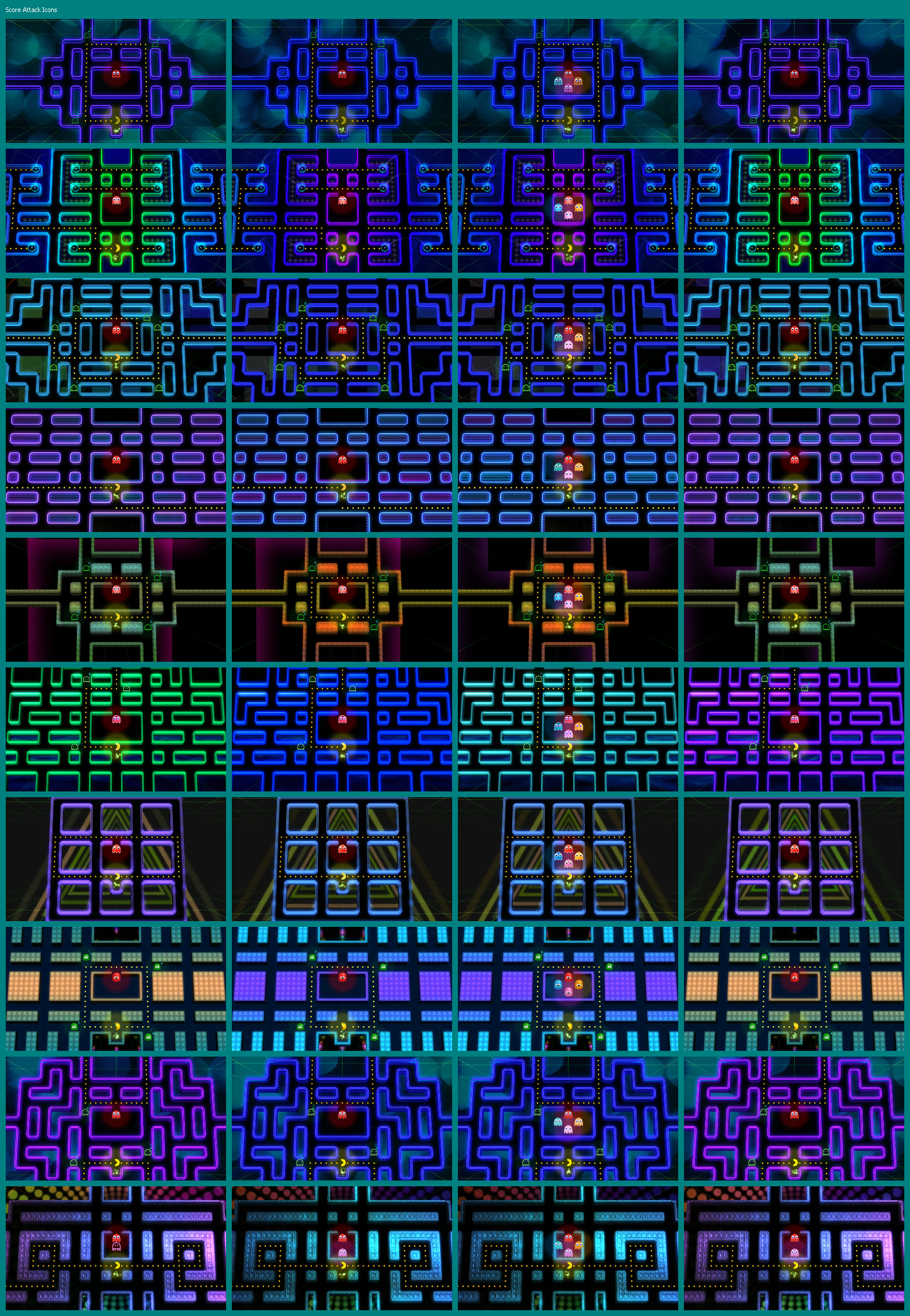 Pac-Man Championship Edition 2 - Score Attack Icons