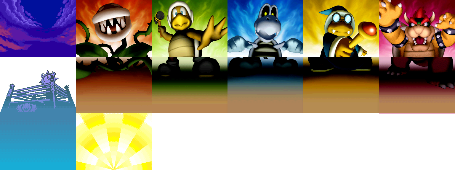 Mario Party DS - Boss Mugshots