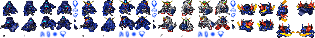 SD Gundam G Generation Wars - Blue Destiny