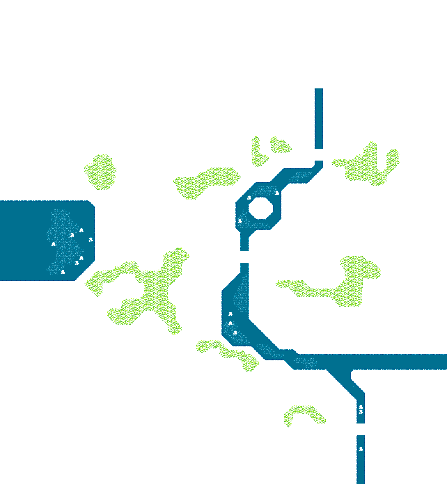 Gaia's Navel Path (Water & Grass Map)