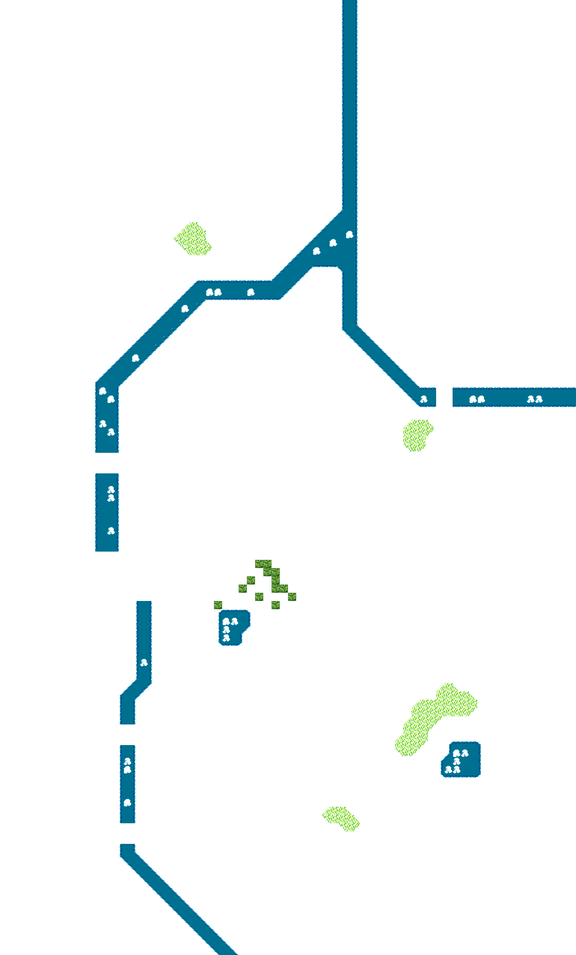 Secret of Mana - Pandora Path (Water, Grass & Bushes Map)