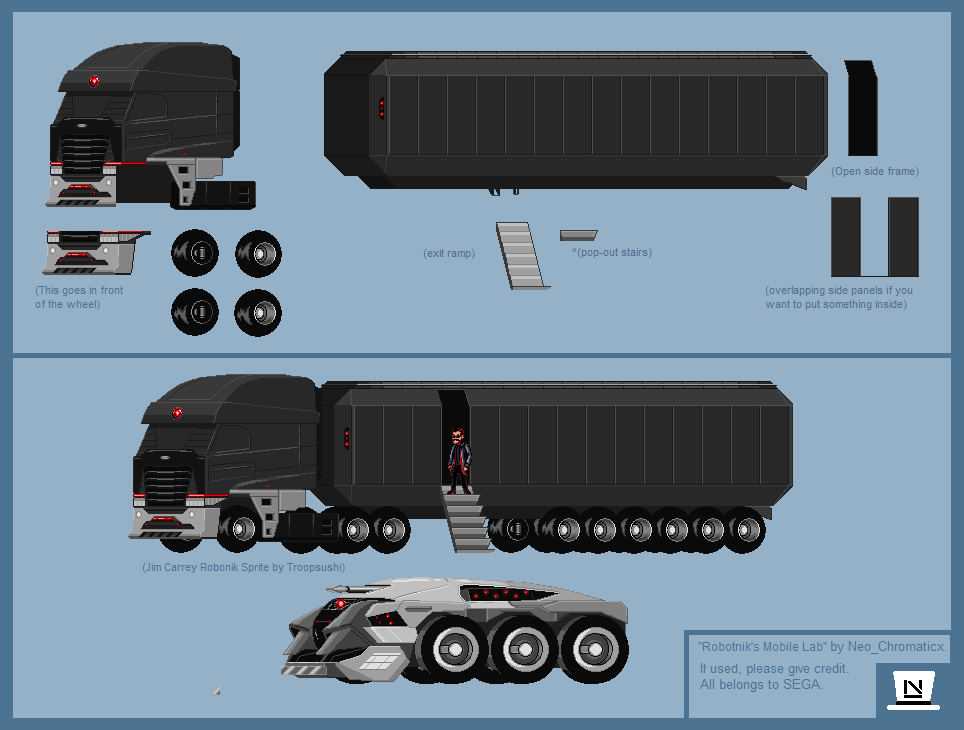 Sonic the Hedgehog Media Customs - Robotnik's Mobile Lab