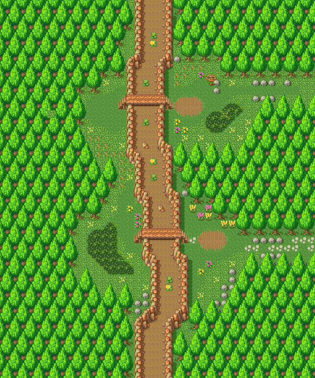 Potos Path 2 (No Water, Grass & Bushes)