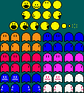 Pac-Man & Ghosts (Dragon Quest 3 GBC-Style)