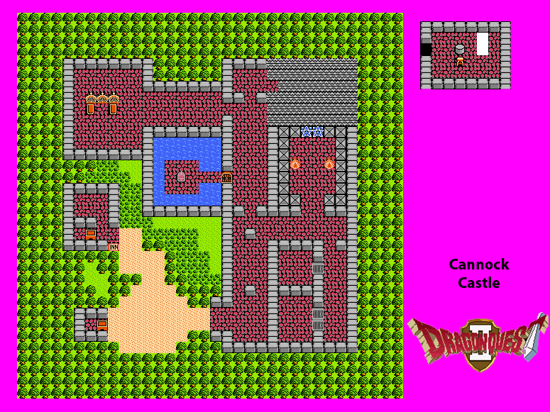 Dragon Warrior 2 - Cannock Castle