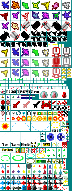 The Spriters Resource - Full Sheet View - Star Fox Command - Maps Icons