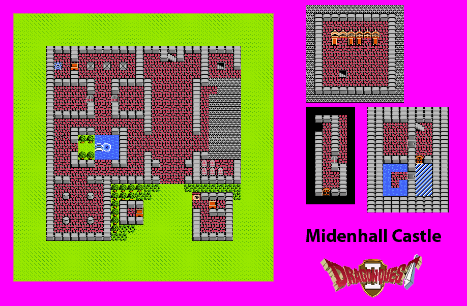 Dragon Warrior 2 - Midenhall Castle