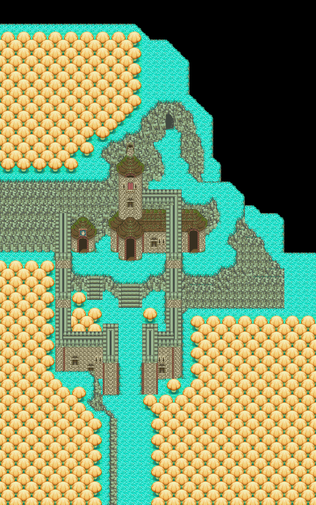 Secret of Mana - Matango (Fung Castle Exterior, No Tree Canopy)