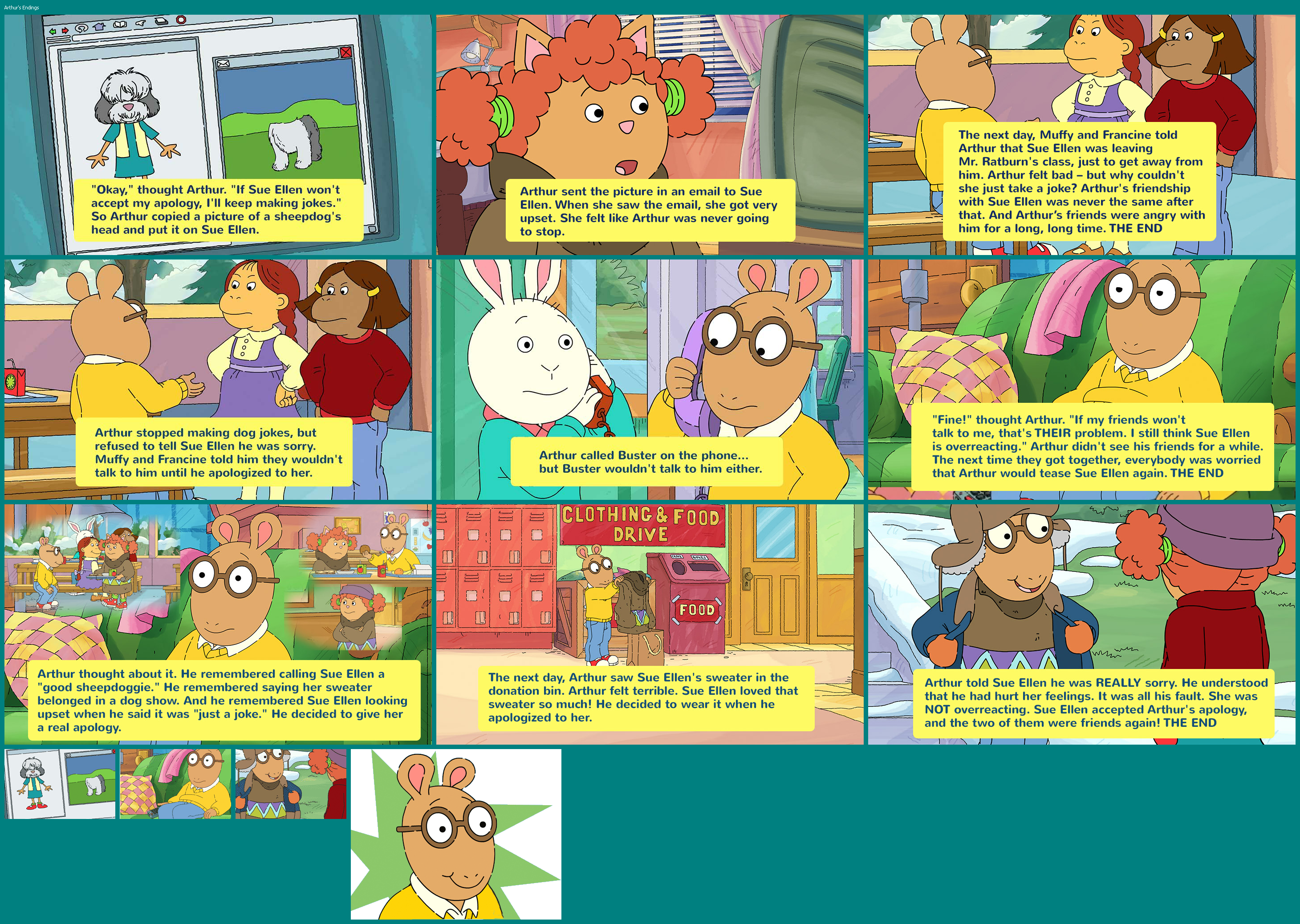 Arthur Comics: So Funny I Forgot to Laugh! - Arthur's Endings