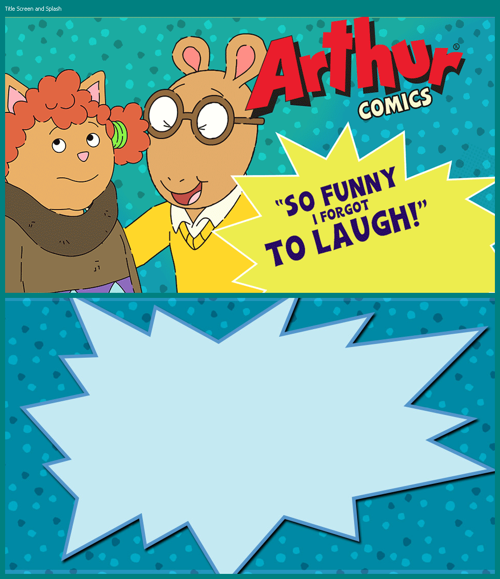 Arthur Comics: So Funny I Forgot to Laugh! - Title & Splash Screens