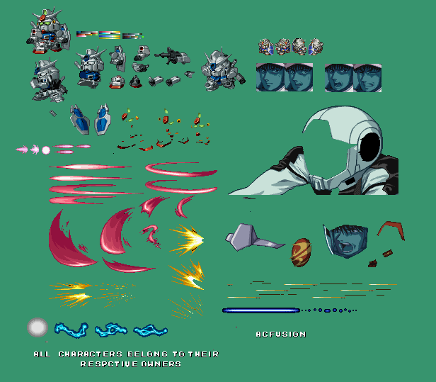Super Robot Wars Alpha (JPN) - GP01 Gundam Zephyranthes
