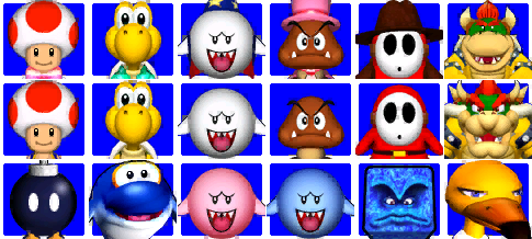 Mario Party 4 - Dialogue Portraits