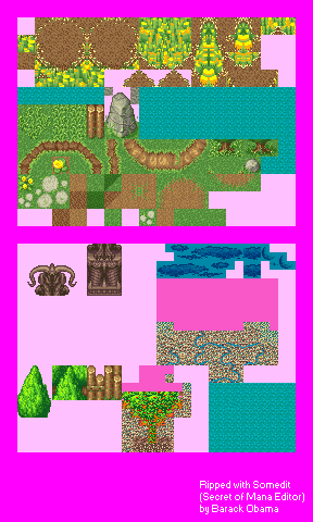 Secret of Mana - Pandora Ruins Path