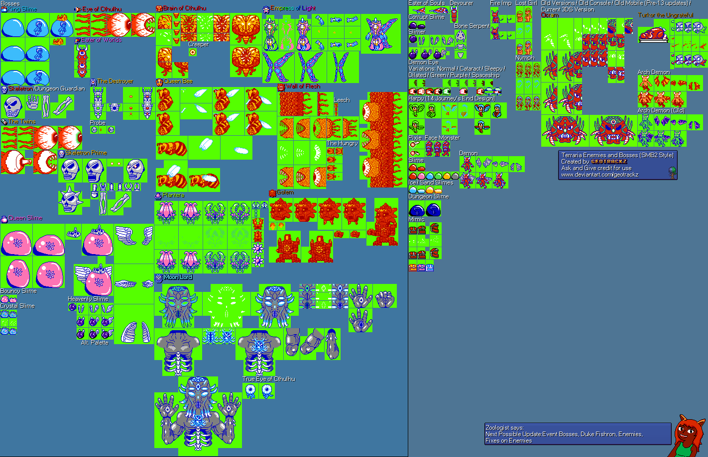 Terraria Customs - Enemies and Bosses (Super Mario Bros. 2 NES-Style)