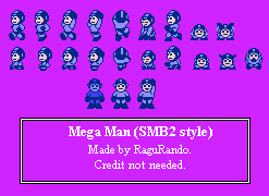 Mega Man (Super Mario Bros. 2 NES-Style)