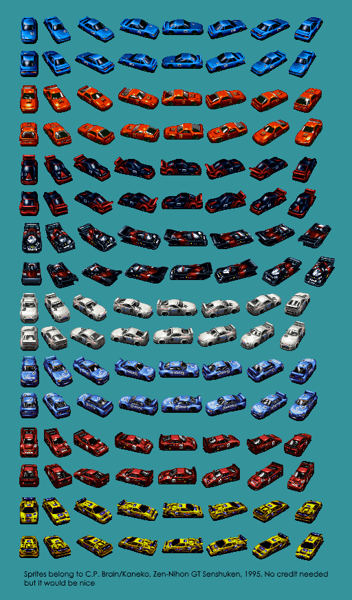 Zen-Nihon GT Senshuken (JPN) - Cars