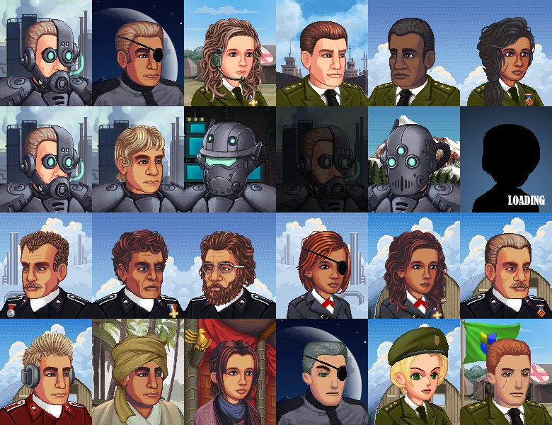 Battalion: Modern - Character Portraits