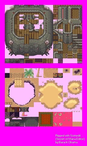 Secret of Mana - Sandship (Exterior)