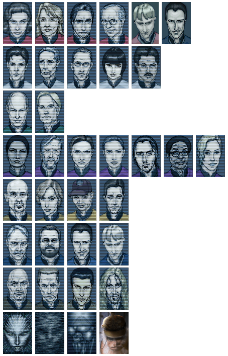 System Shock 2 - Audio Log Portraits