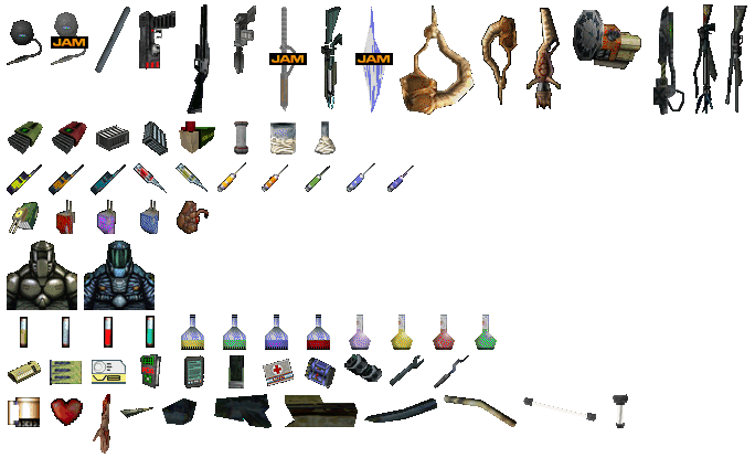 Early / Unused Inventory Items