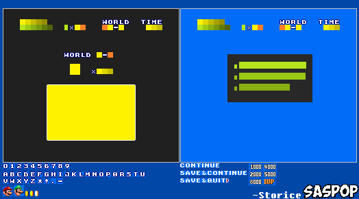 Super Mario All-Stars: Super Mario Bros. & The Lost Levels - HUD & Font