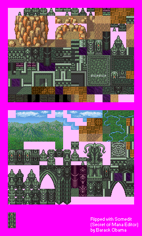 Secret of Mana - Northtown Ruins (Exterior)