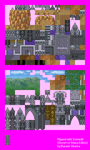 Secret of Mana - Mandala Ruins (Exterior)