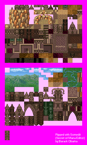 Secret of Mana - Pandora Ruins (Exterior)