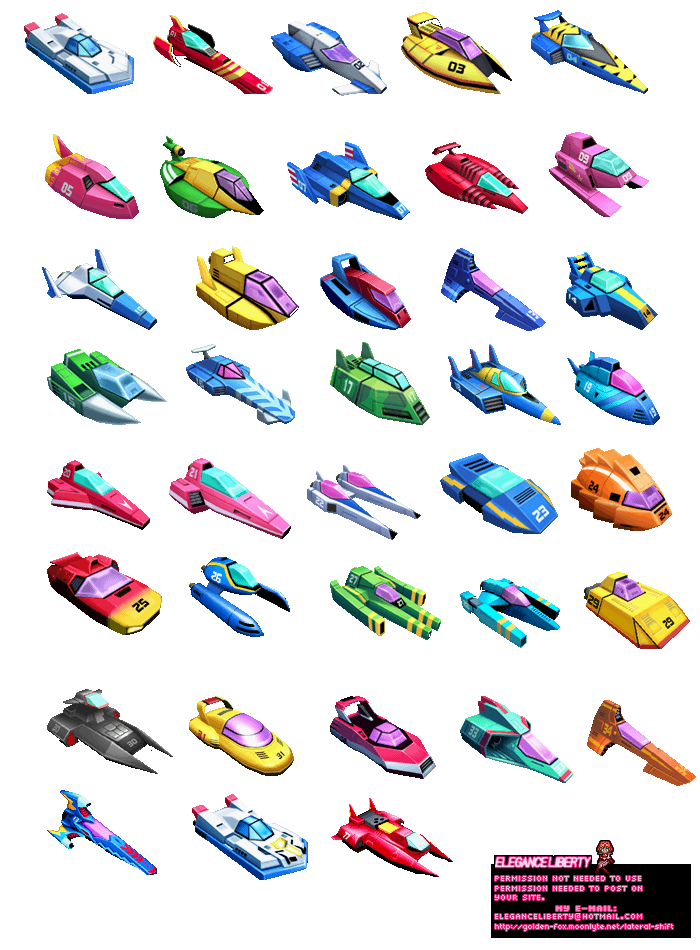 F-Zero Climax (JPN) - Large Ship Images