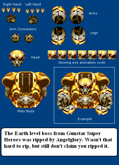 Gunstar Super Heroes - Super Droid