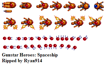 Gunstar Heroes - Spaceship