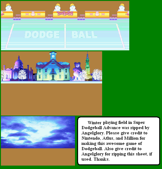 Super Dodgeball Advance - Winter Court